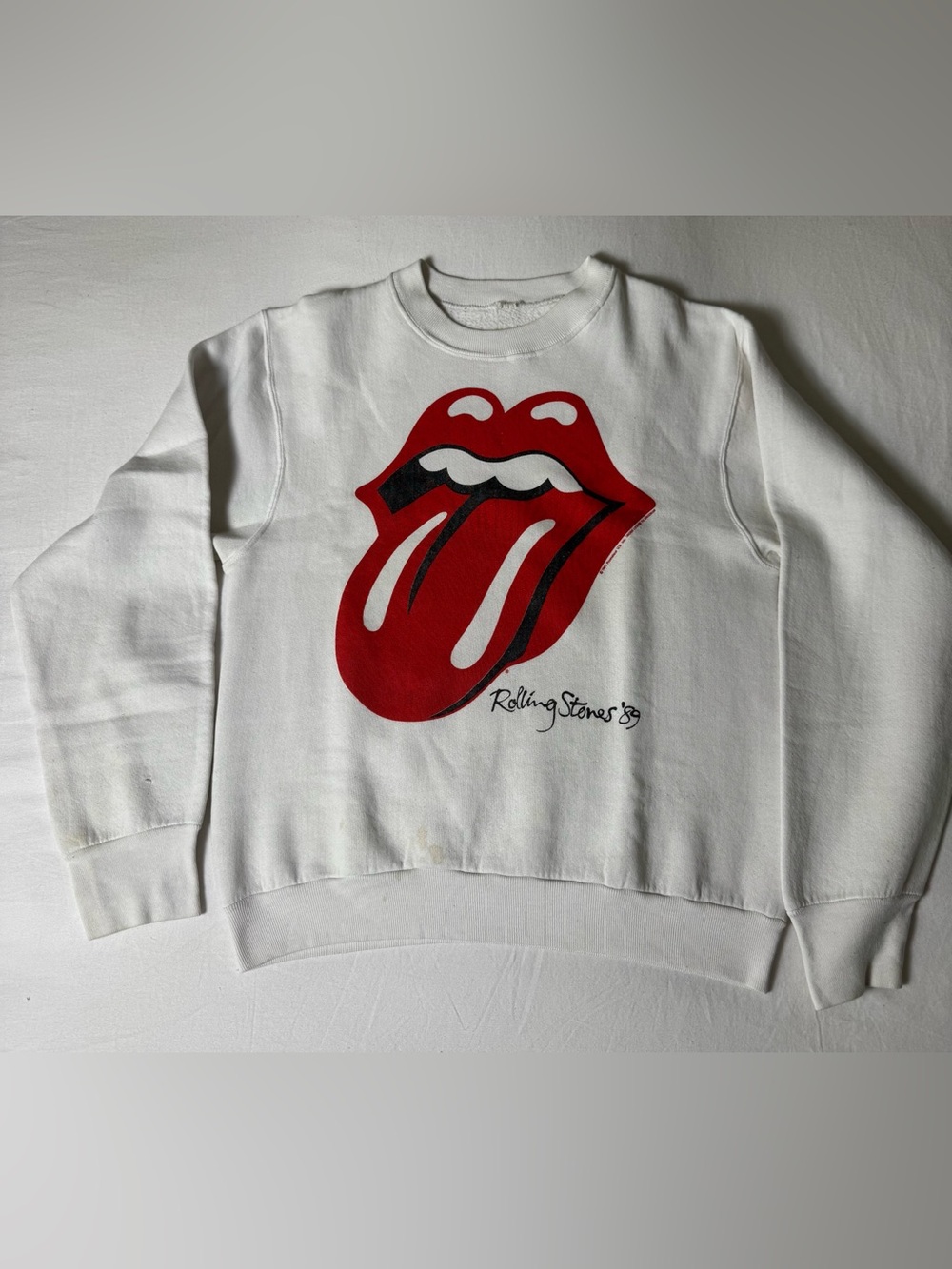Vintage 80’s Rolling Stone crewneck tour sweatshirt size S